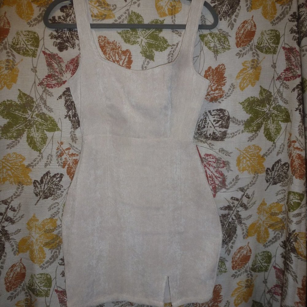 SEXY Rue21 Ribbed Velvet  Mini Bodycon  back zipper Dress Size XS